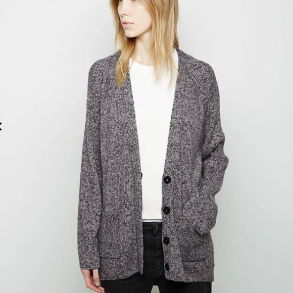 3.1 Phillip Lim Marled Mohair Cardigan - Picture 1 of 9